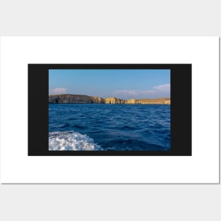 Rocky edges of the Comino island Posters and Art